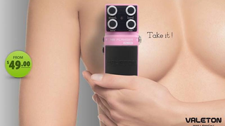 Do You Think This Boob-Filled Ad For Guitar Pedals is 'Sexy and Beautiful'?
